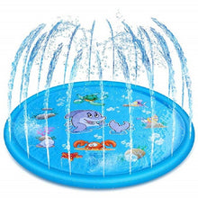 Load image into Gallery viewer, 170cm Summer Children&#39;s Baby Play Water Mat Games Beach Pad Lawn Inflatable Spray Water Cushion Toys Outdoor Tub Swiming Pool